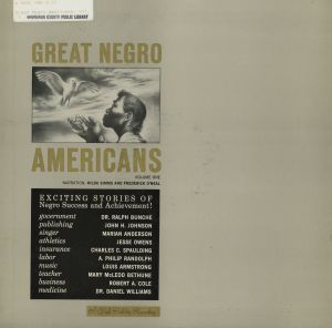 Great Negro Americans Volume One